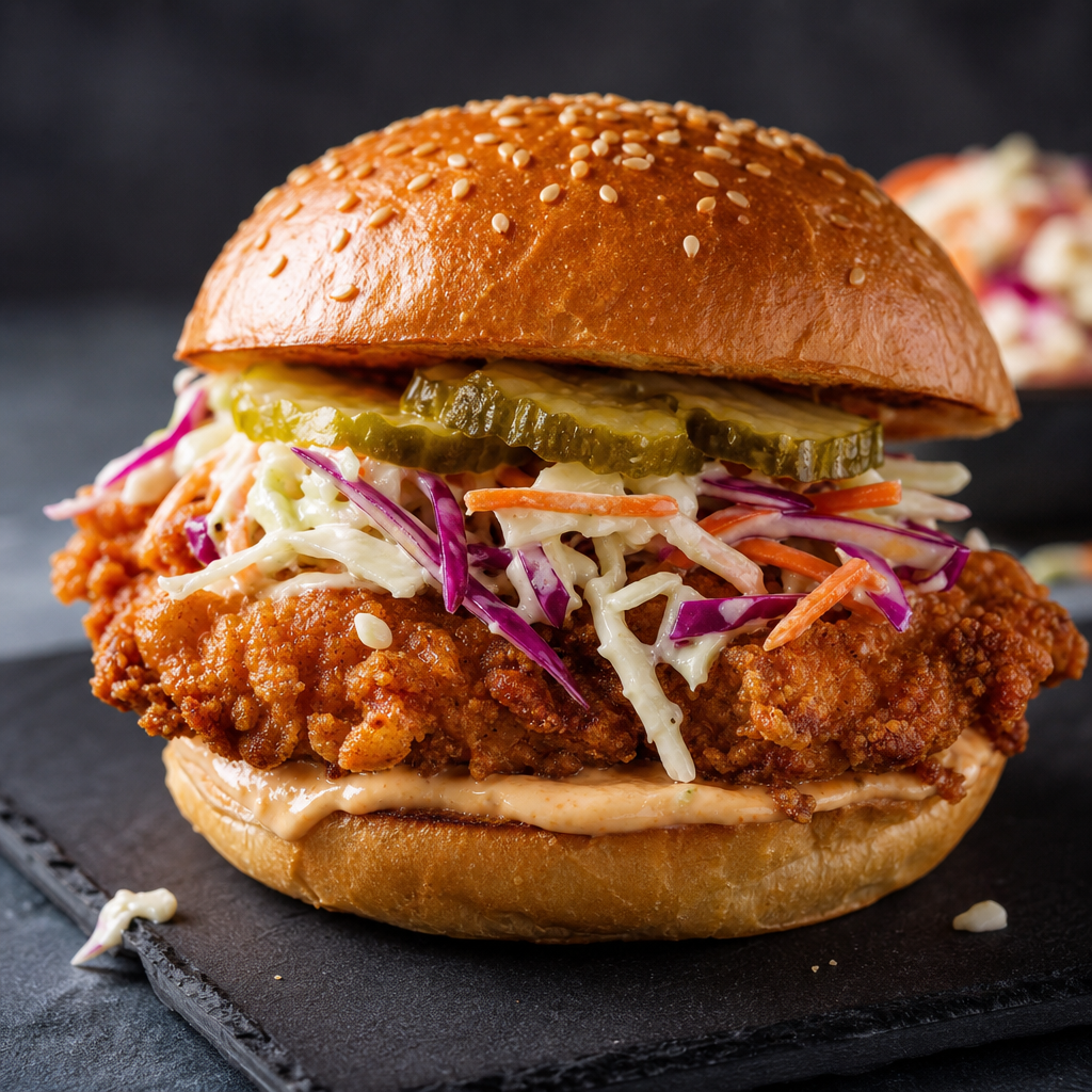Burger Poulet Croustillant